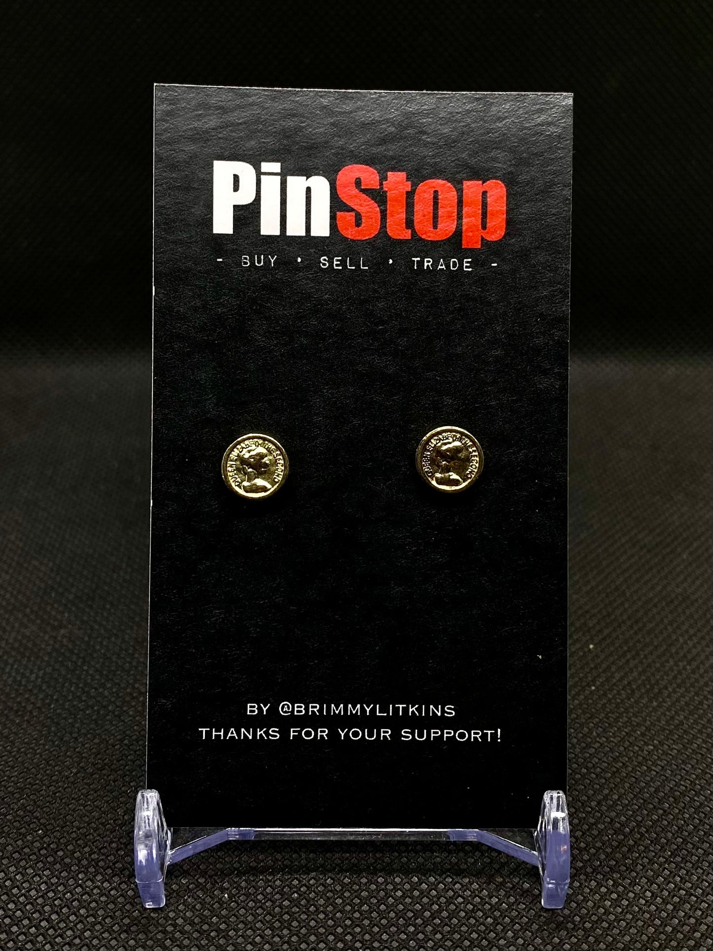 Gold 2 Cents Pin Set