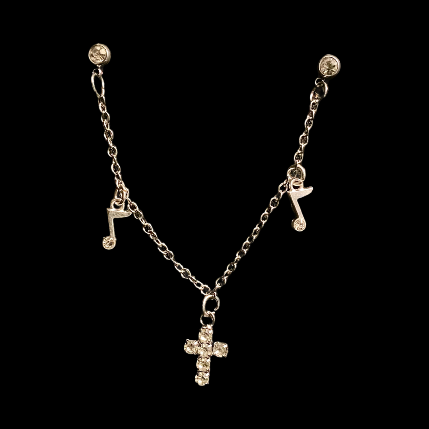 Gospel Tri-Charm Chain Pin