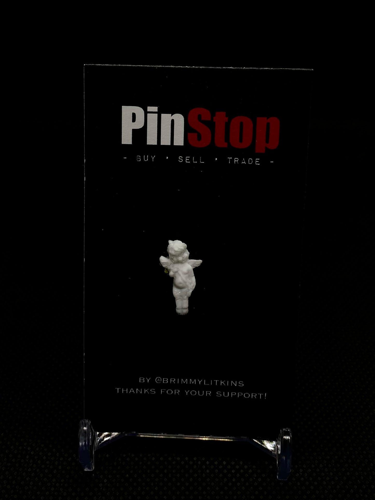 Angel Figurine Pin 3