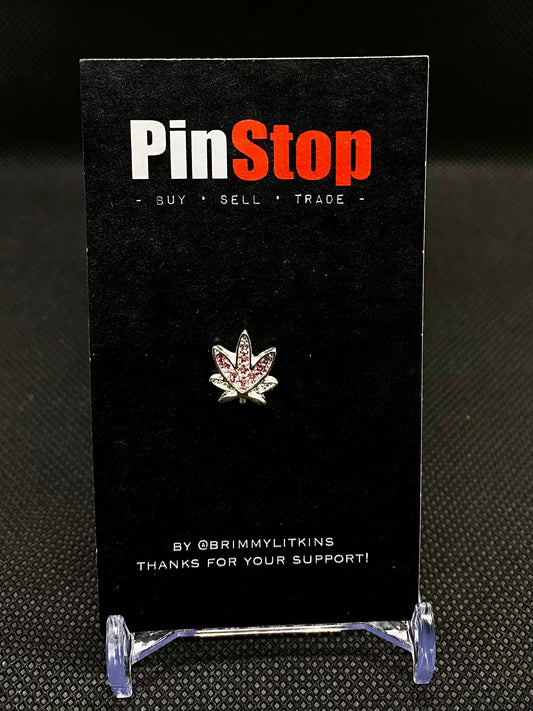 Maple Leaf Pin: Pink Runtz
