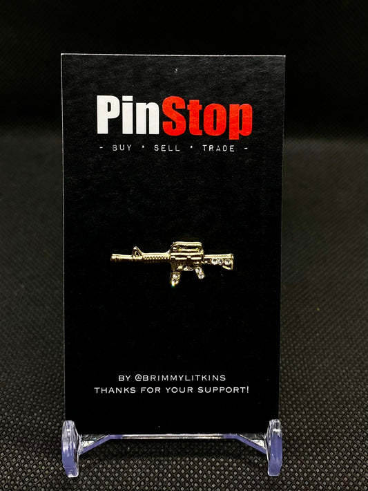 Golden AR Pin