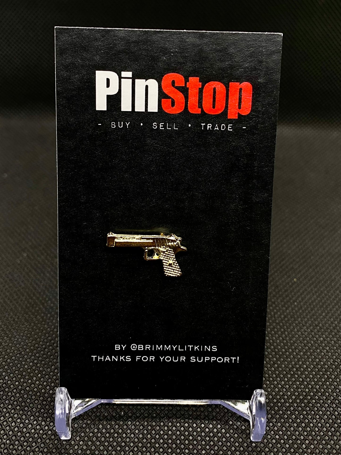 Baby Gold Deagle Pin