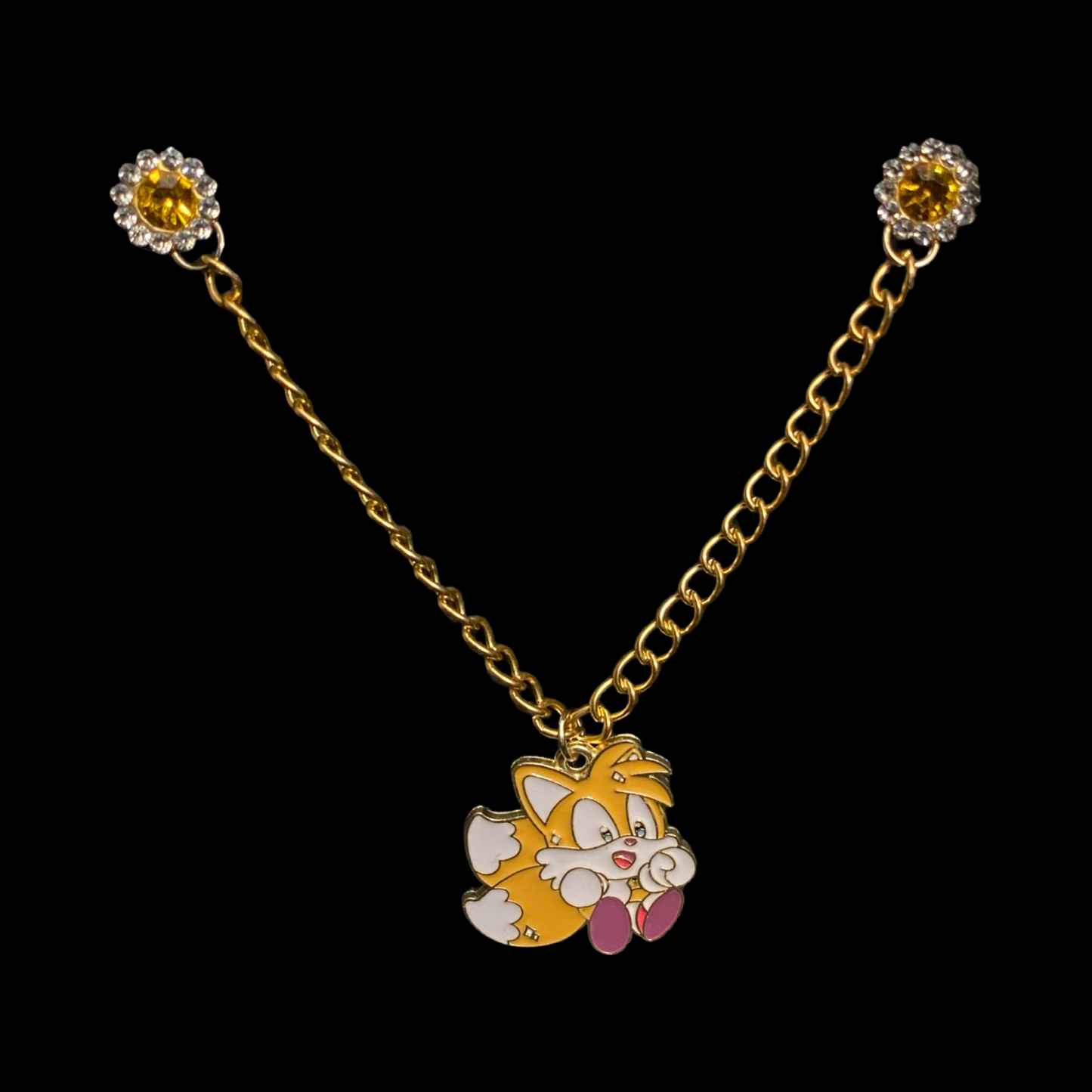Chibi Tails Chain Pin